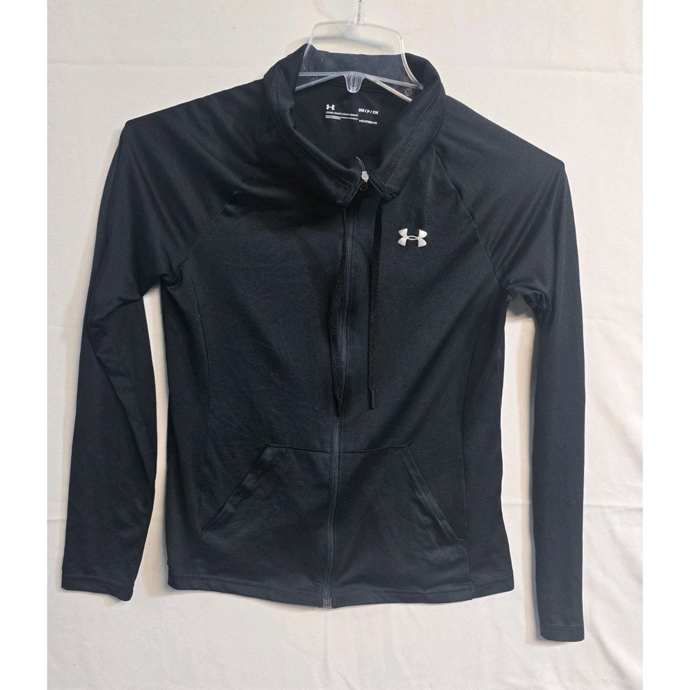 Under Armour Women's tech full zip Small Black  Loose